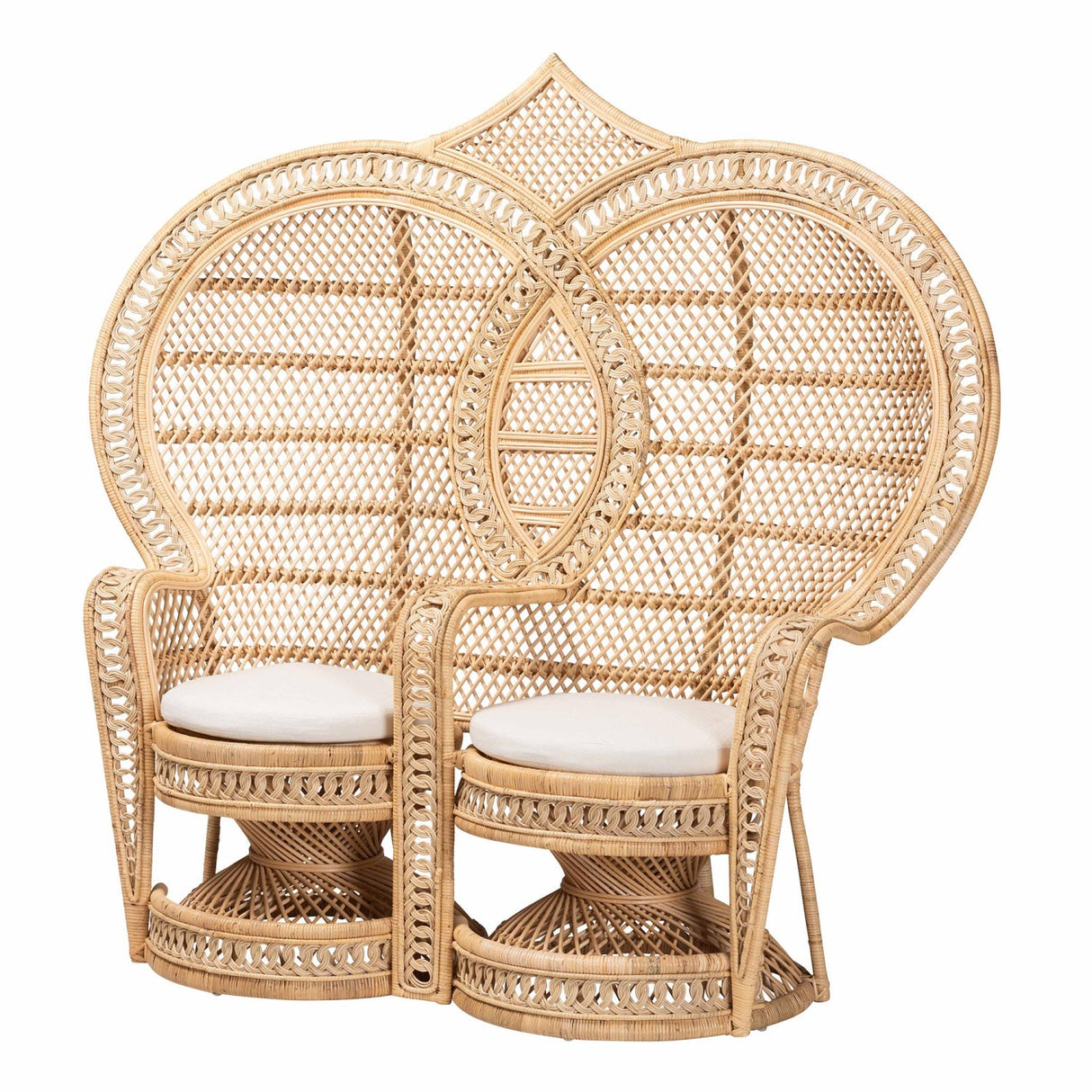   Modern European furniture - 2 Seater Rattan Peacock Chair - www.oroa.com | Oroa.com
