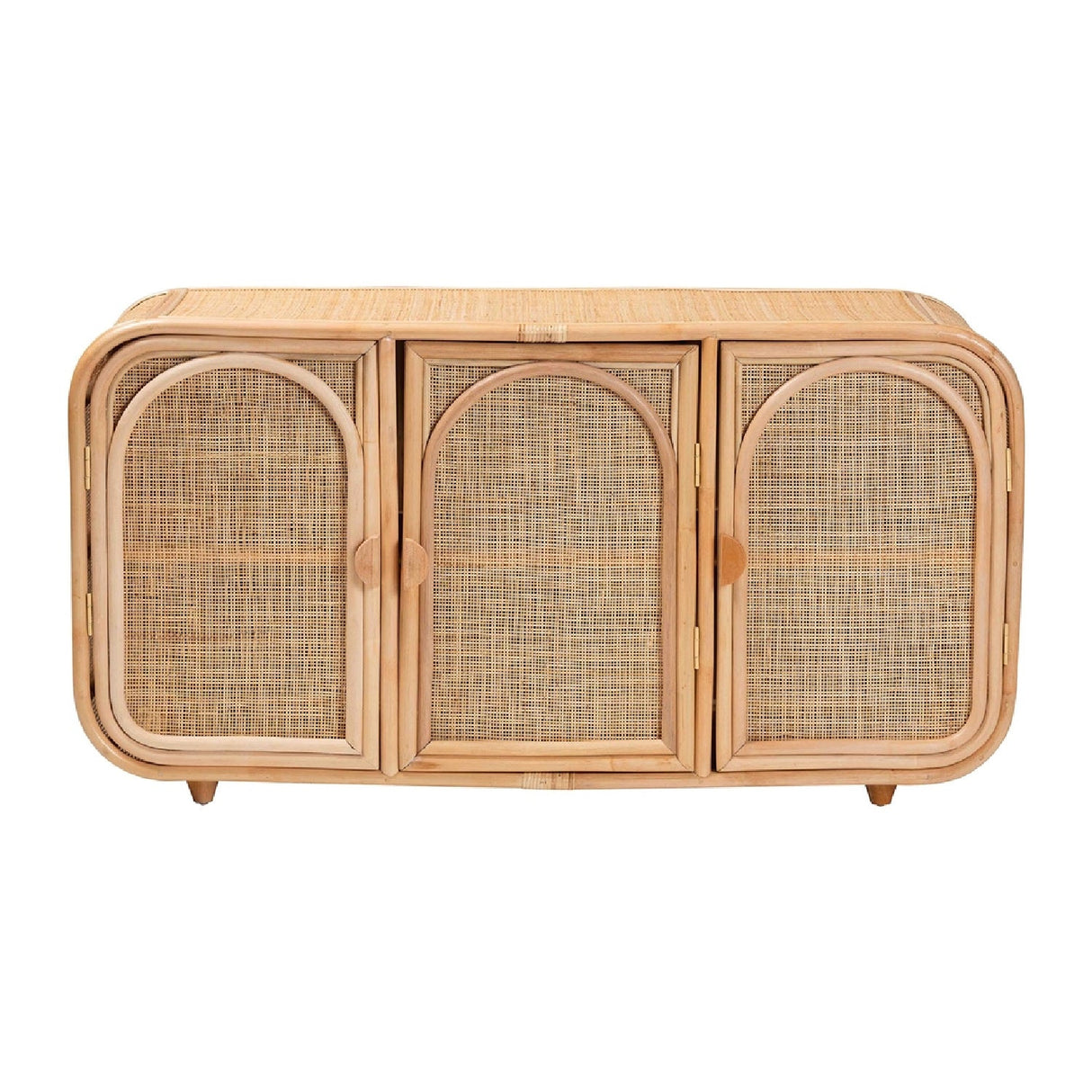   Modern European furniture - Handcrafted Rattan 3 Door Cabinet - www.oroa.com | Oroa.com