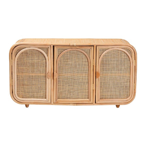   Modern European furniture - Handcrafted Rattan 3 Door Cabinet - www.oroa.com | Oroa.com