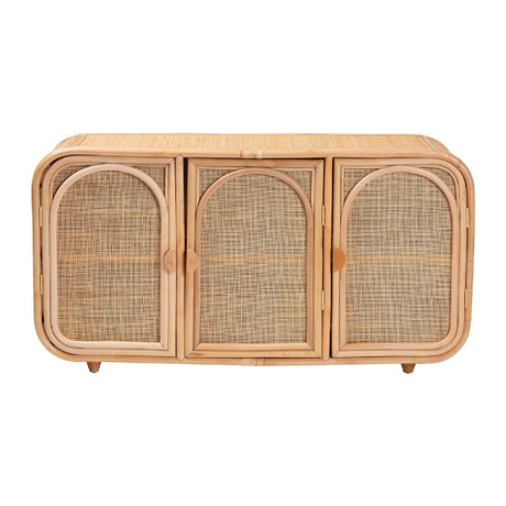   Modern European furniture - Handcrafted Rattan 3 Door Cabinet - www.oroa.com | Oroa.com