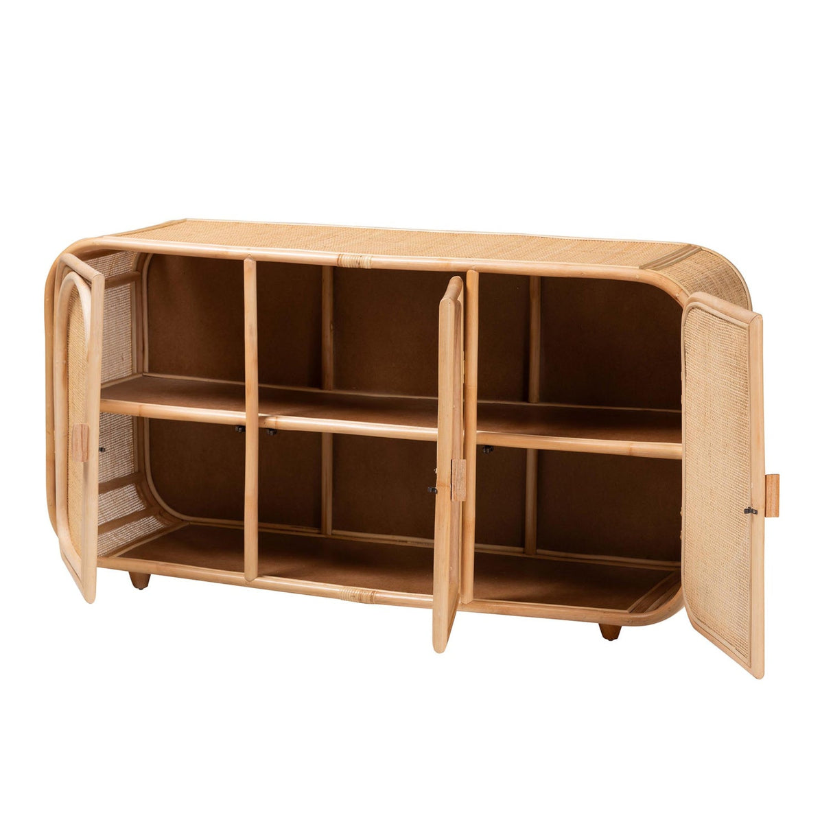   Modern European furniture - Handcrafted Rattan 3 Door Cabinet - www.oroa.com | Oroa.com