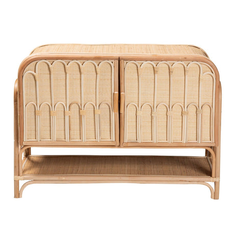   Modern European furniture - Curled Rattan Pole Cabinet - www.oroa.com | Oroa.com