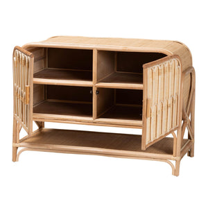   Modern European furniture - Curled Rattan Pole Cabinet - www.oroa.com | Oroa.com
