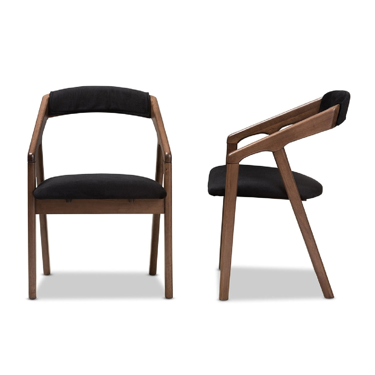   Modern European furniture - Black Velvet Dining Chairs 2 - www.oroa.com | Oroa.com