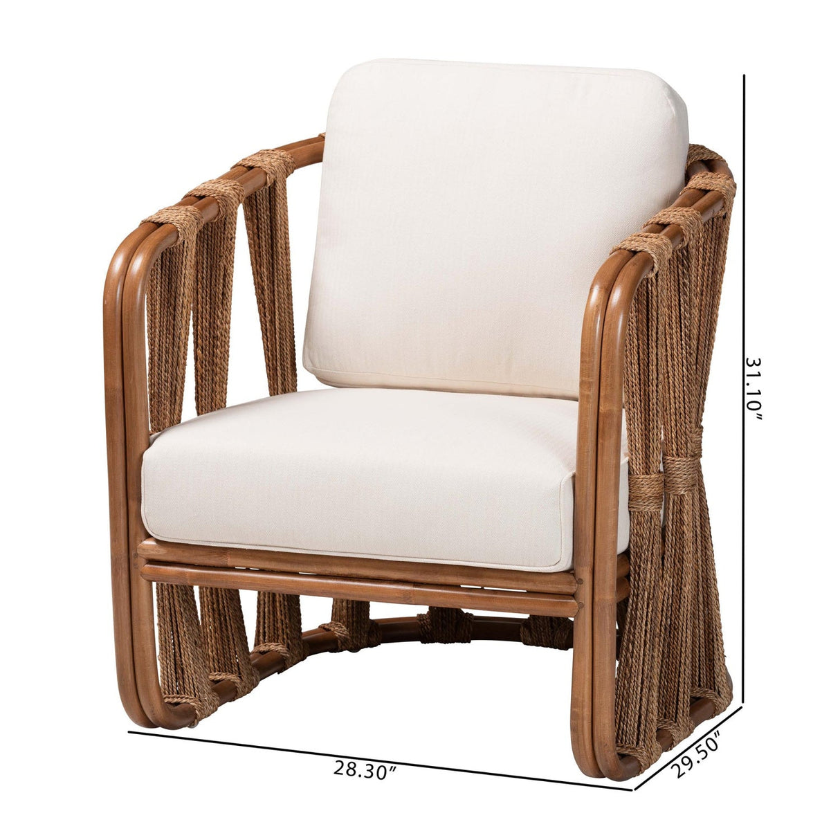   Modern European furniture - Woven Seagrass Accent Chair - www.oroa.com | Oroa.com
