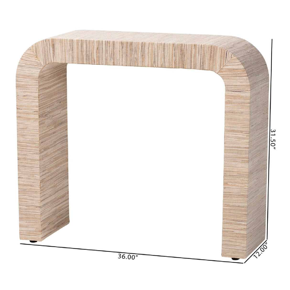   Modern European furniture - Woven Grasscloth Console Table - www.oroa.com | Oroa.com