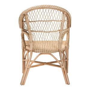   Modern European furniture - Natural Braided Rattan Lounge Chair - www.oroa.com | Oroa.com