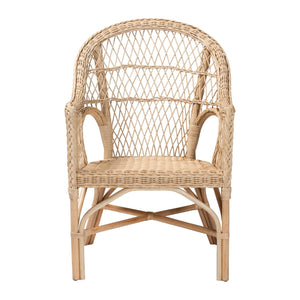   Modern European furniture - Natural Braided Rattan Lounge Chair - www.oroa.com | Oroa.com