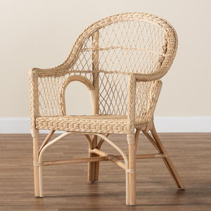   Modern European furniture - Natural Braided Rattan Lounge Chair - www.oroa.com | Oroa.com
