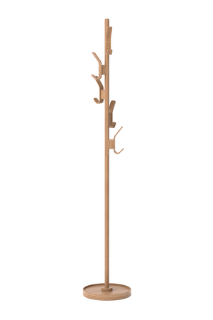   5-Hook Oak Coat Stand | Oroa.com