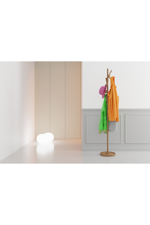   5-Hook Oak Coat Stand | Oroa.com