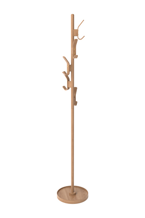   5-Hook Oak Coat Stand | Oroa.com