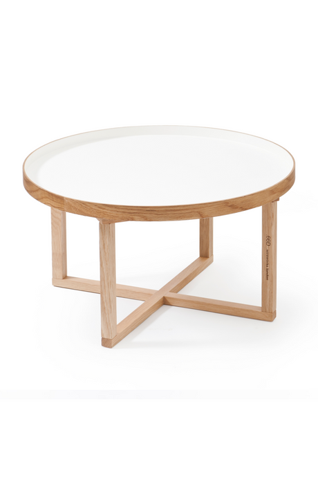   Wooden Round Coffee Table | Oroa.com