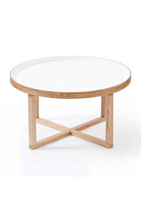   Wooden Round Coffee Table | Oroa.com