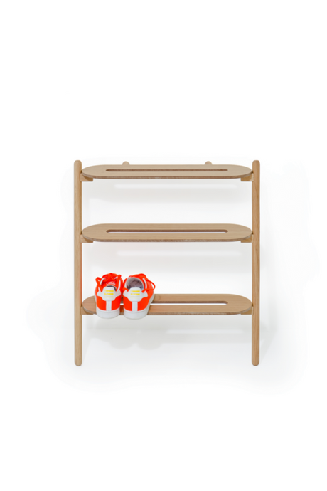   3-Tier Wooden Shoe Organizer | Oroa.com