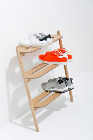   3-Tier Wooden Shoe Organizer | Oroa.com