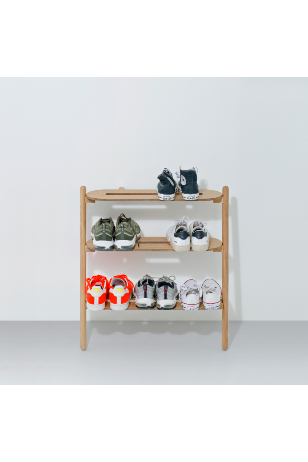   3-Tier Wooden Shoe Organizer | Oroa.com