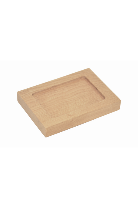   Rectangular Oak Soap Dish | Oroa.com