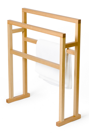   Oak Standing Towel Holder - L | Oroa.com