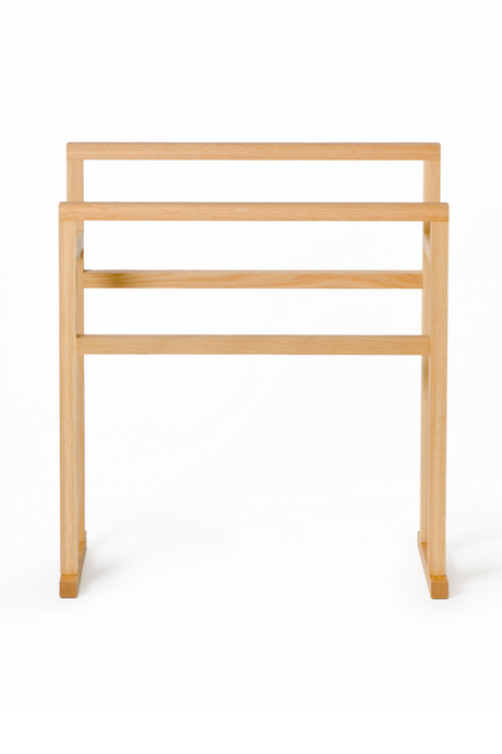   Oak Standing Towel Holder - L | Oroa.com