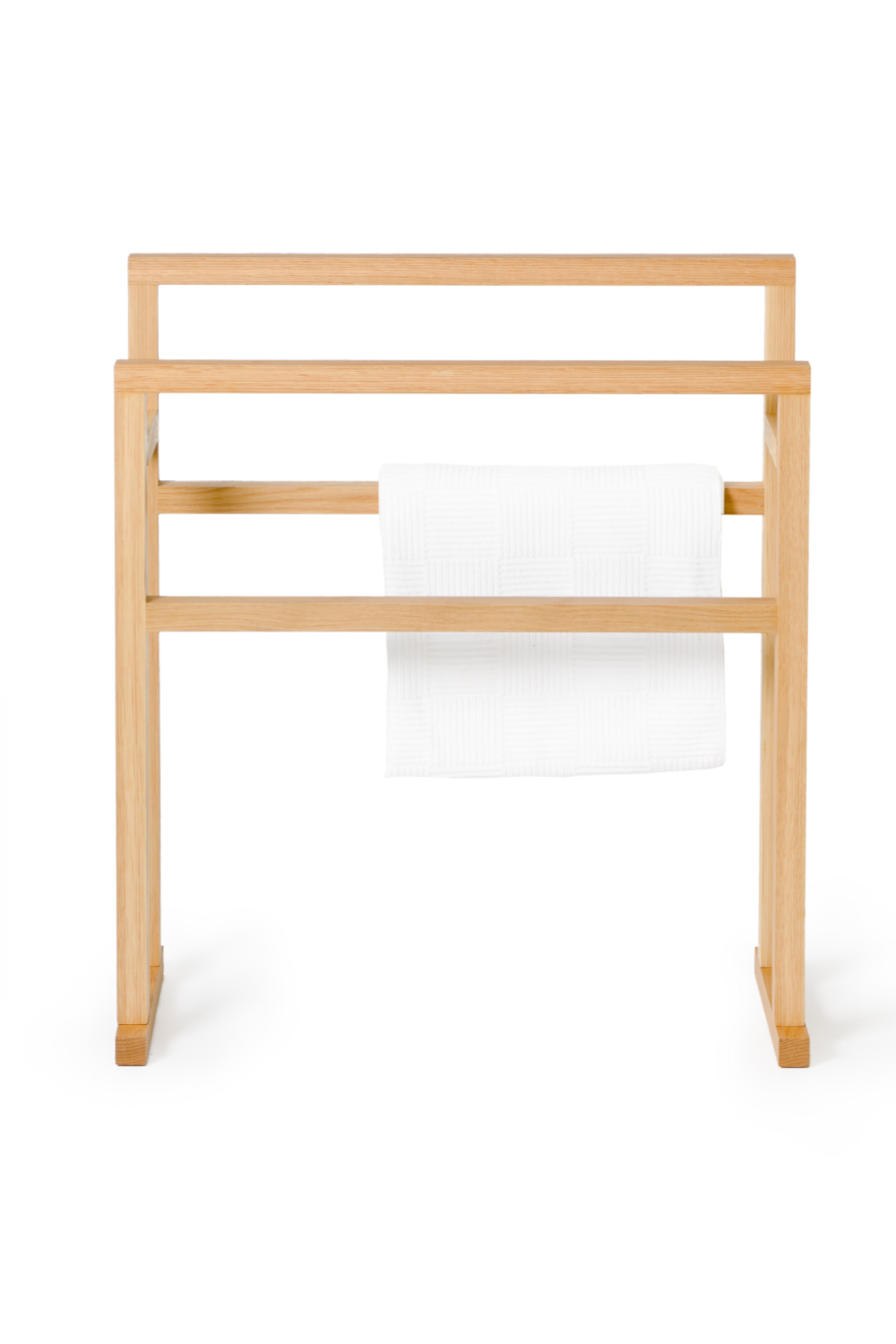   Oak Standing Towel Holder - L | Oroa.com