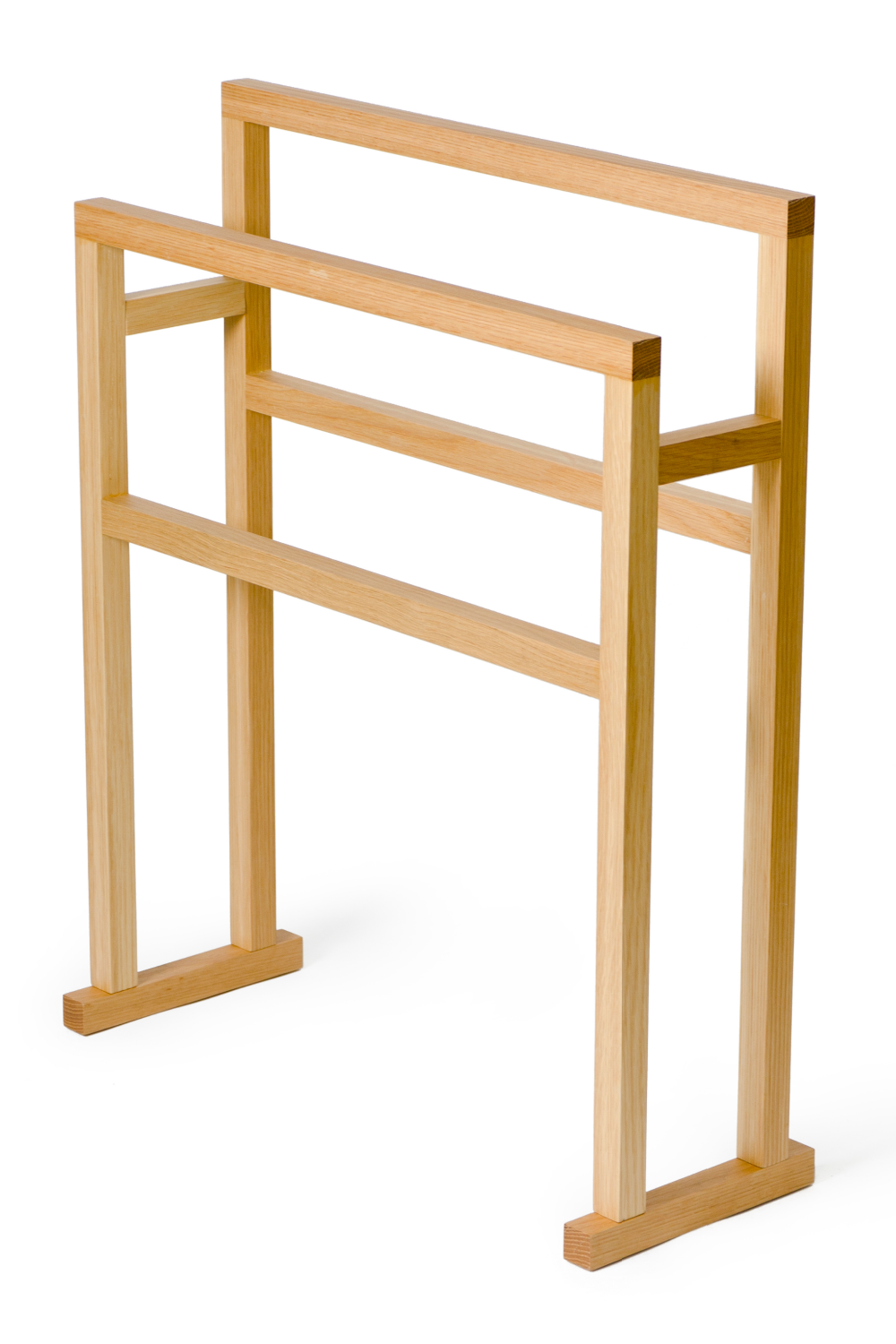   Oak Standing Towel Holder - L | Oroa.com