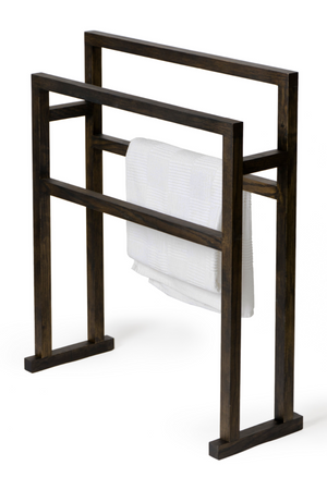   Oak Standing Towel Holder L | Oroa.com