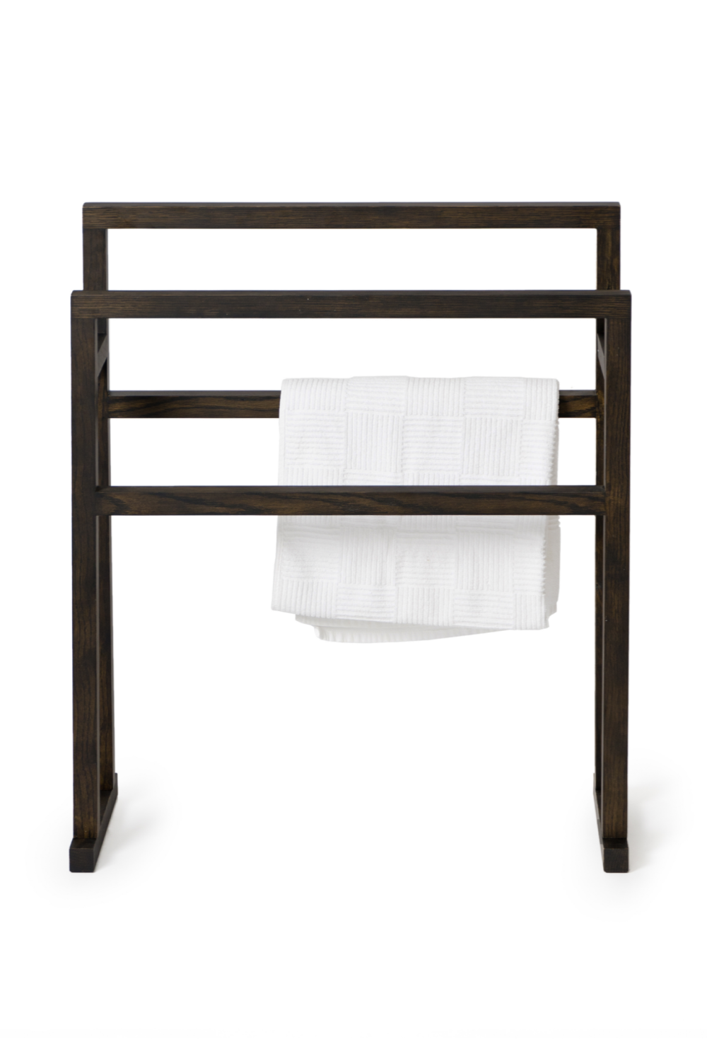   Oak Standing Towel Holder L | Oroa.com