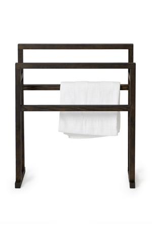   Oak Standing Towel Holder L | Oroa.com
