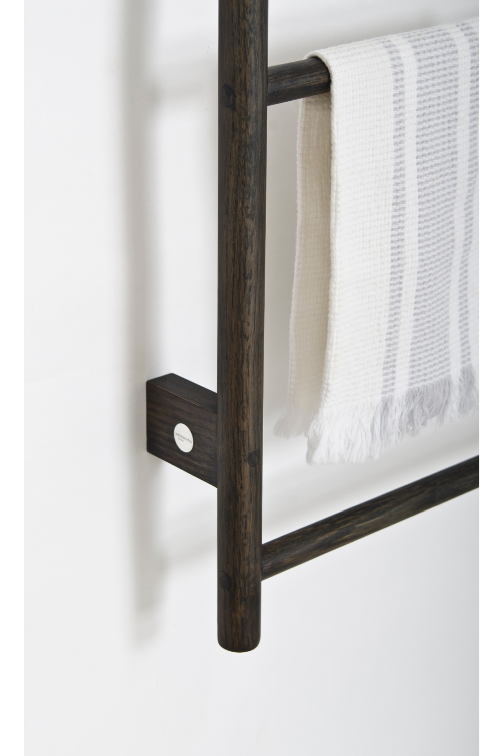   5-Bar Oak Wall Mounted Towel Rail | Oroa.com