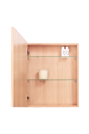   Oak Bathroom Cabinet with Mirror | Oroa.com