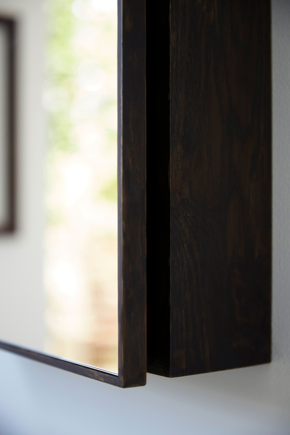   Oak Bathroom Cabinet with Mirror | Oroa.com