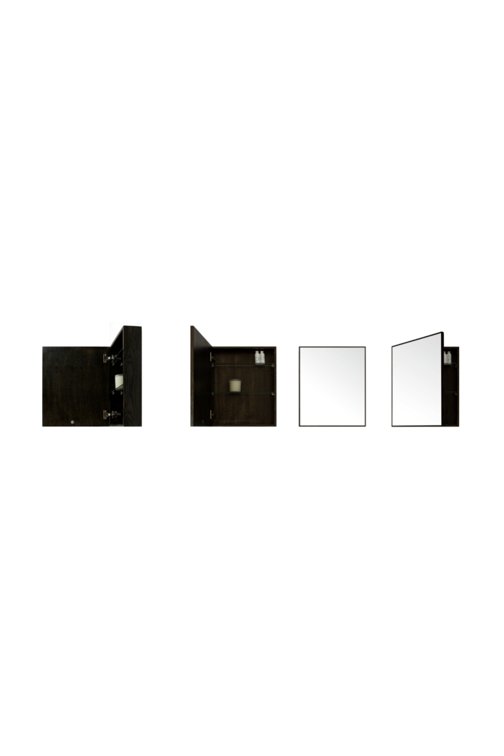   Oak Bathroom Cabinet with Mirror | Oroa.com