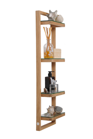   Oak Bathroom Wall Shelf | Oroa.com