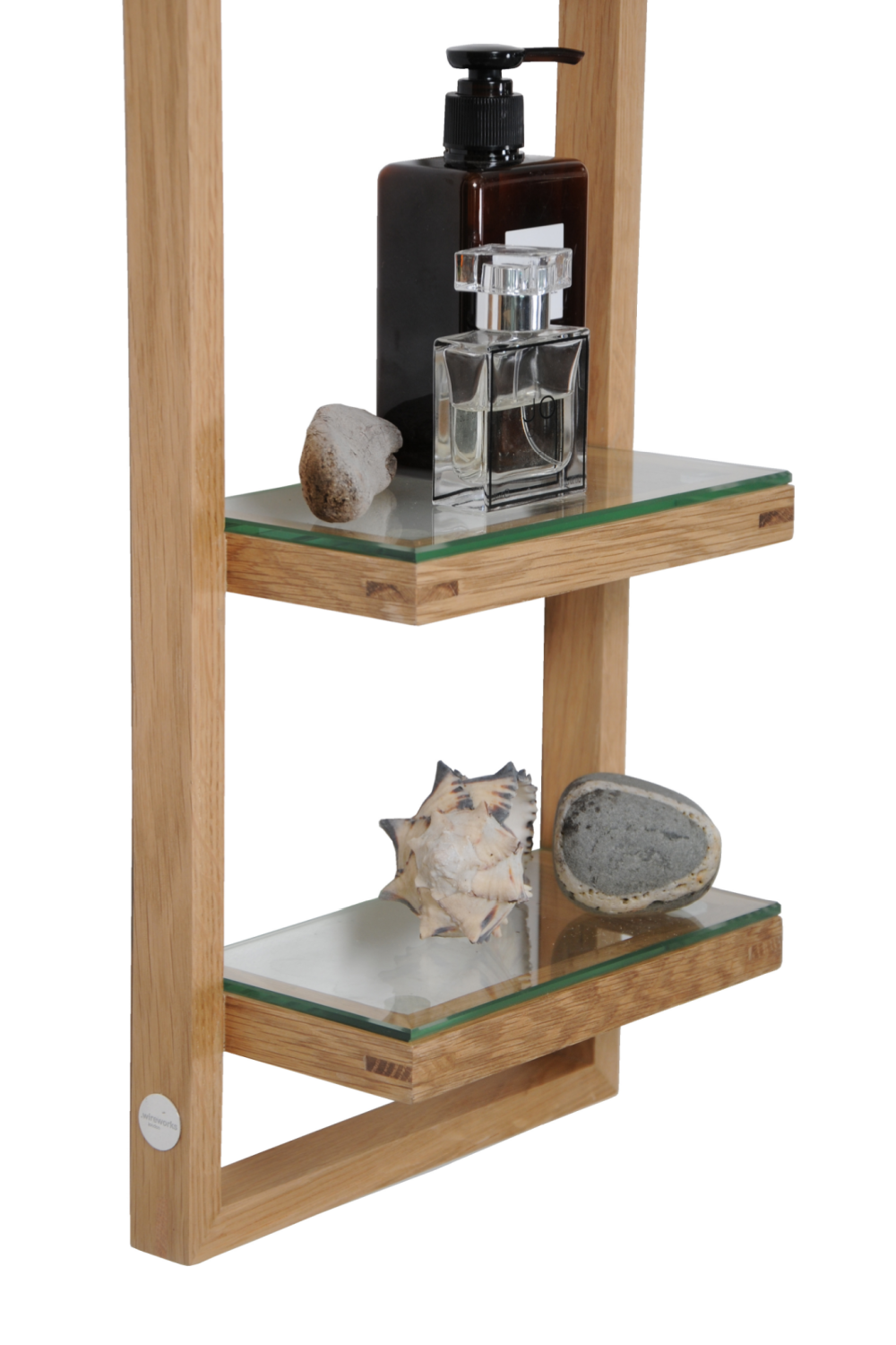   Oak Bathroom Wall Shelf | Oroa.com