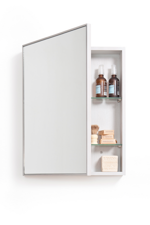   Oak Bathroom Cabinet with Mirror | Oroa.com