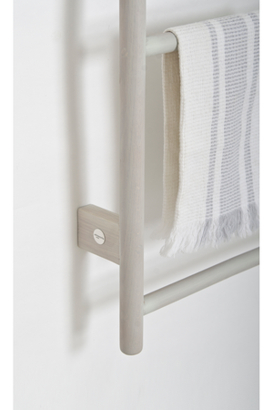   5-Bar Oak Wall Mounted Towel Rail | Oroa.com