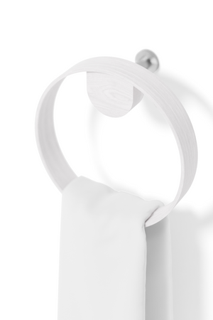   Wooden Ring Towel Holder | Oroa.com