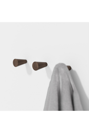   Walnut Wall Hooks (2) | Oroa.com