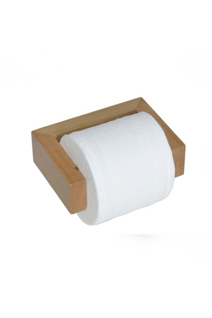   Oak Wall Toilet Roll Holder | Oroa.com