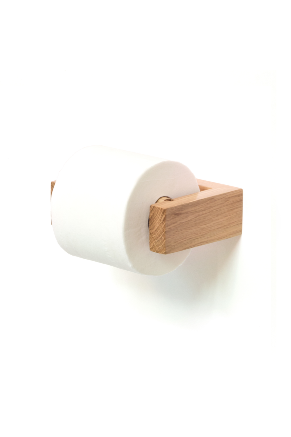   Oak Wall Toilet Roll Holder | Oroa.com