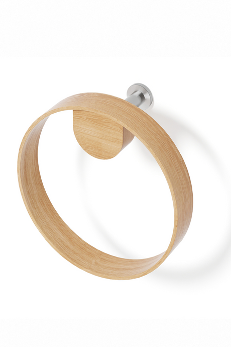   Wooden Ring Towel Holder | Oroa.com