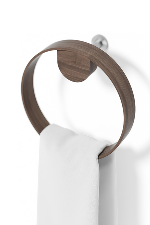   Wooden Ring Towel Holder | Oroa.com