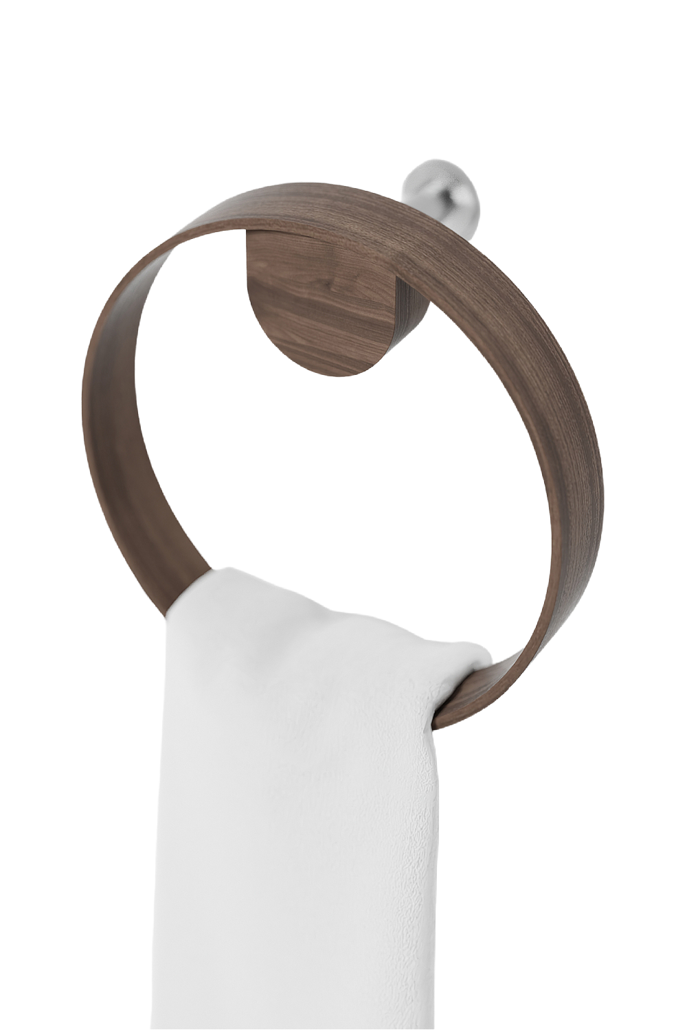   Wooden Ring Towel Holder | Oroa.com