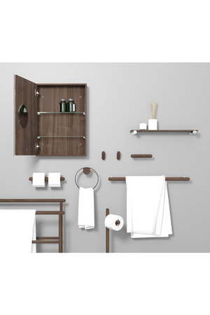   Wooden Minimalist Roll Holder | Oroa.com