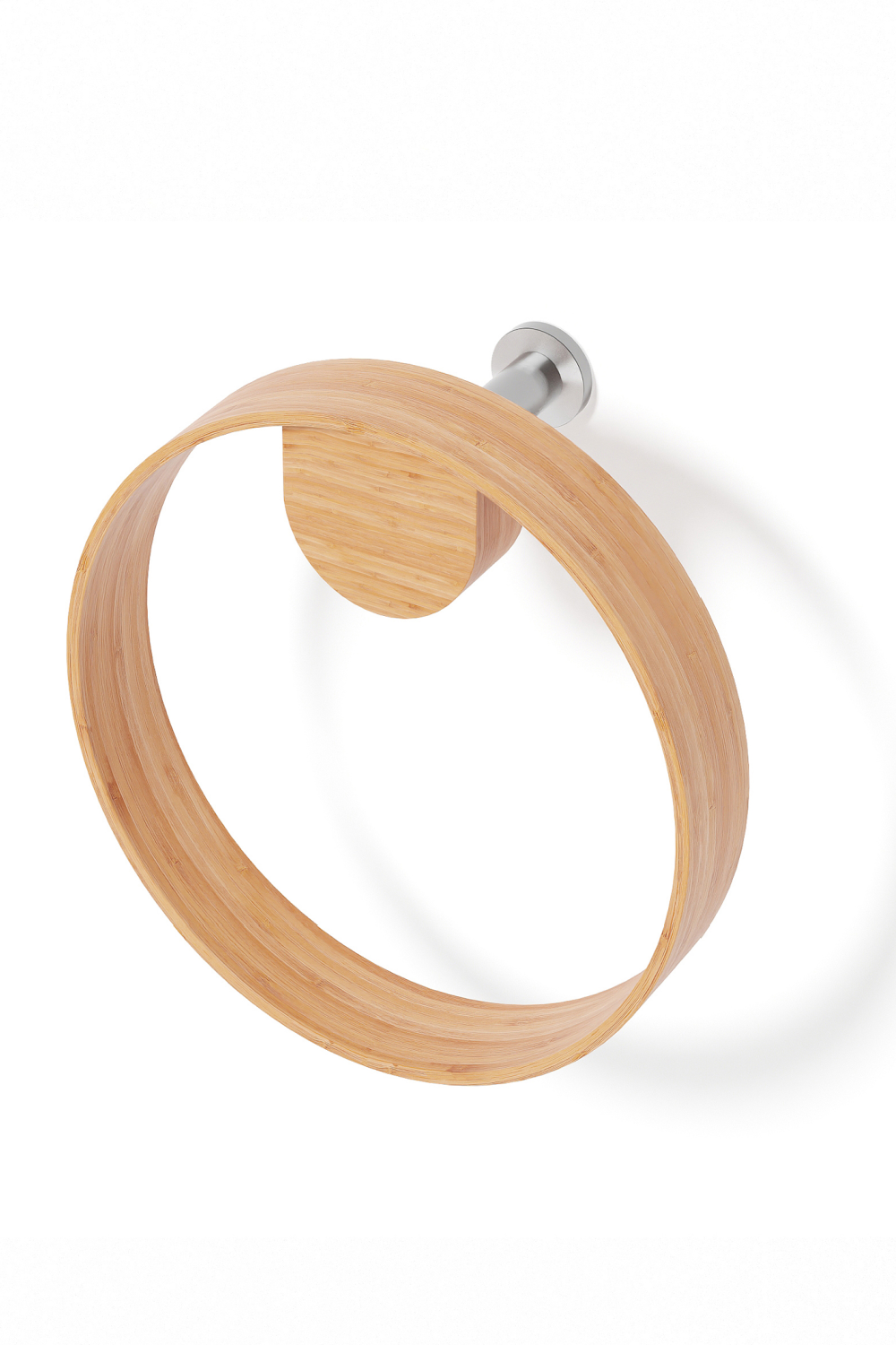   Wooden Ring Towel Holder | Oroa.com