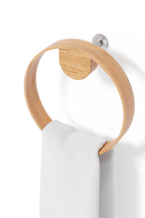   Wooden Ring Towel Holder | Oroa.com