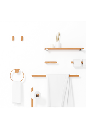   Wooden Minimalist Roll Holder | Oroa.com