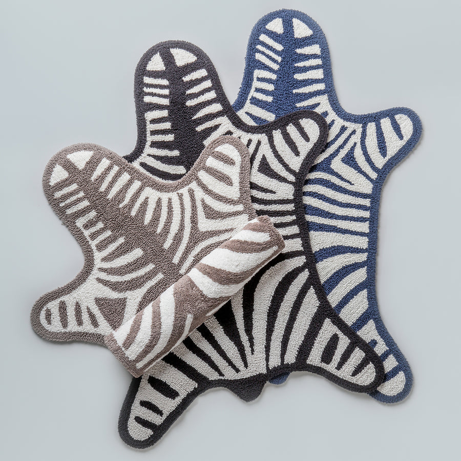   Stripes Cotton Reversible Bath Mat | Oroa.com