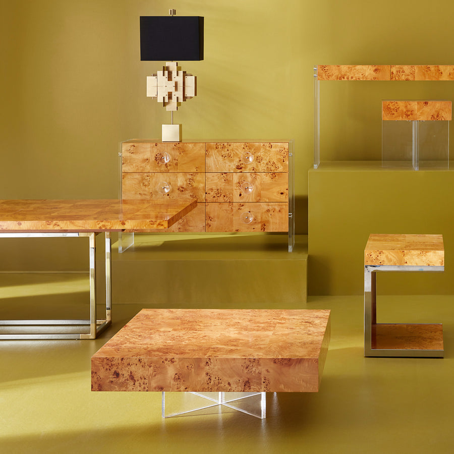   Mappa Wood Square Cocktail Table | Oroa.com